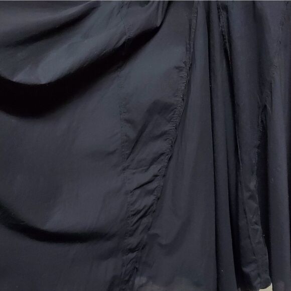 Vintage Y2K Bisou Bisou Michelle Bonbot Black Asymmetrical Patchwork Midi Skirt - Picture 7 of 16